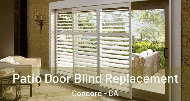  Patio Door Blind Replacement Concord - CA